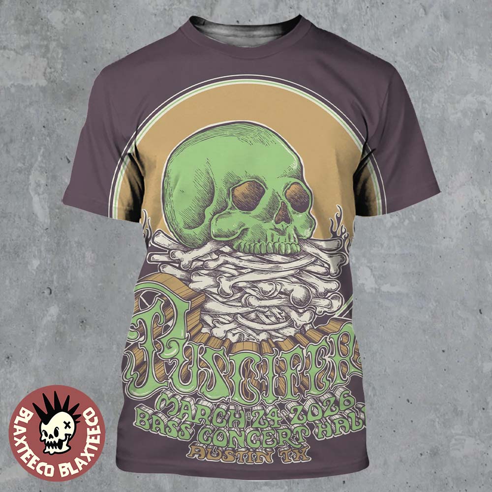 Puscifer Austin Texas 2026 Venue Poster At Bass - Adult & Kids T-Shirts, Sweatshirts & Hoodies apparel design preview 1