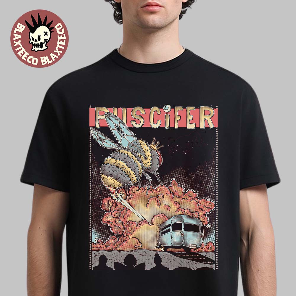 Puscifer Durham North Carolina 2026 Gig Poster At - Adult & Kids T-Shirts, Sweatshirts & Hoodies apparel design preview 1