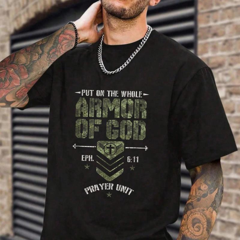Put Whole Armor God Casual Crew Neck Short Sleeve - Adult & Kids T-Shirts, Sweatshirts & Hoodies apparel design preview 1