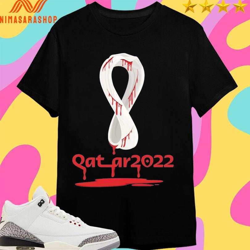 Qatar 2022 Unofficial Bloodstained - Adult & Kids T-Shirts, Sweatshirts & Hoodies apparel design preview 1
