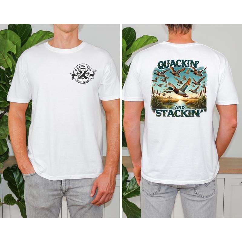 Quackin Stackin Chasing Tails Casual Classic - Adult & Kids T-Shirts, Sweatshirts & Hoodies apparel design preview 1
