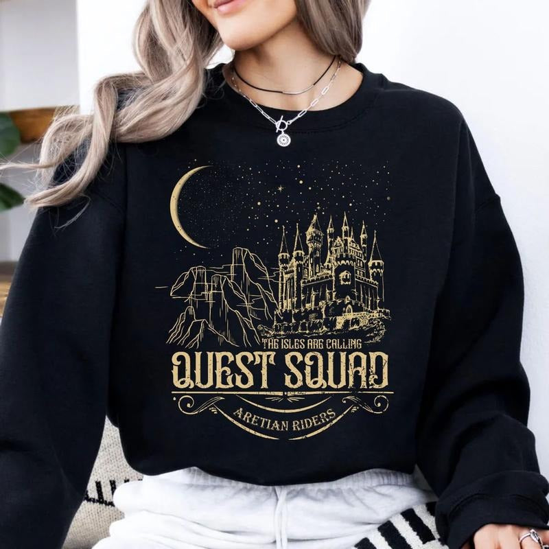 Quest Squad Dragon Riders Onyx Storm Riorson House - Adult & Kids T-Shirts, Sweatshirts & Hoodies apparel design preview 1