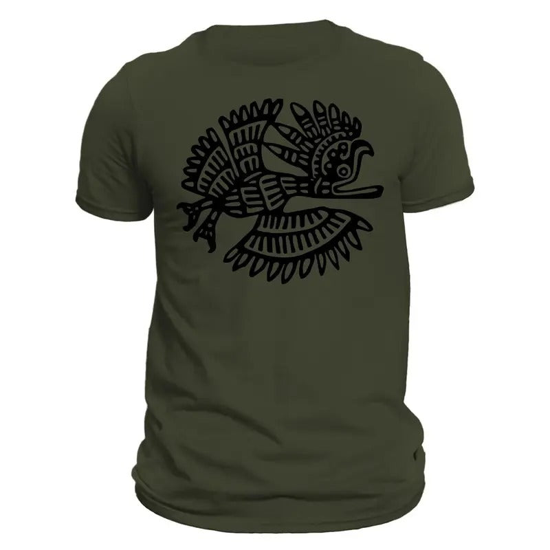 Quetzal Bird Aztec Playera Con Pajaro Azteca Casual - Adult & Kids T-Shirts, Sweatshirts & Hoodies apparel design preview 1