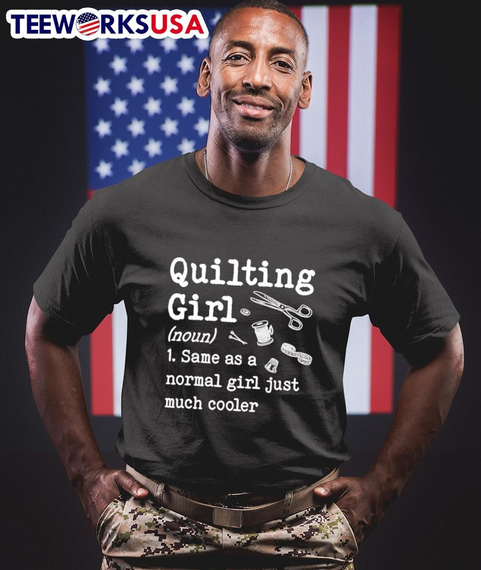 Quilting Girl Same As A Normal Just Much Cooler - Adult & Kids T-Shirts, Sweatshirts & Hoodies apparel design preview 1