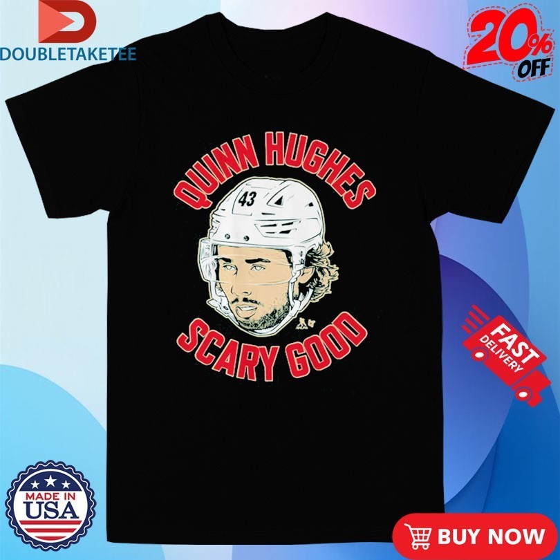 Quinn Hughes Scary Good Ghost Eyes Minnesota Wild - Adult & Kids T-Shirts, Sweatshirts & Hoodies apparel design preview 1