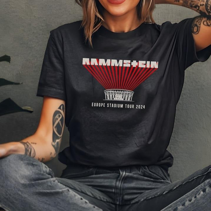 R.Ammstein 30th Anniversary 2024 Europe Tour Rock - Adult & Kids T-Shirts, Sweatshirts & Hoodies apparel design preview 1