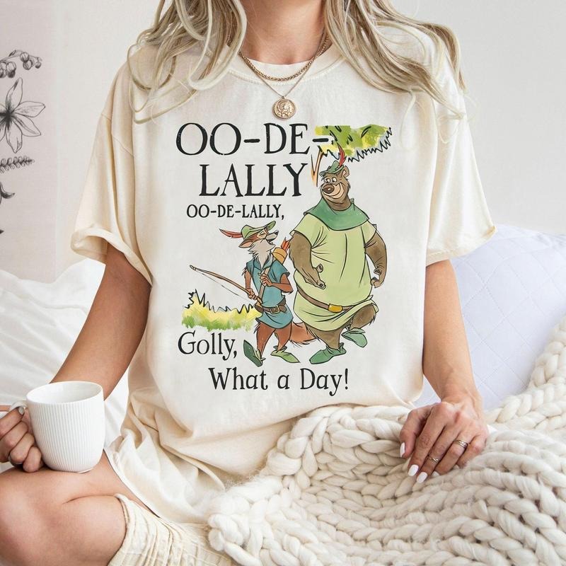 R0bin Hoo0d Littl3 John Oo De Lally G0llly What Day - Adult & Kids T-Shirts, Sweatshirts & Hoodies apparel design preview 1