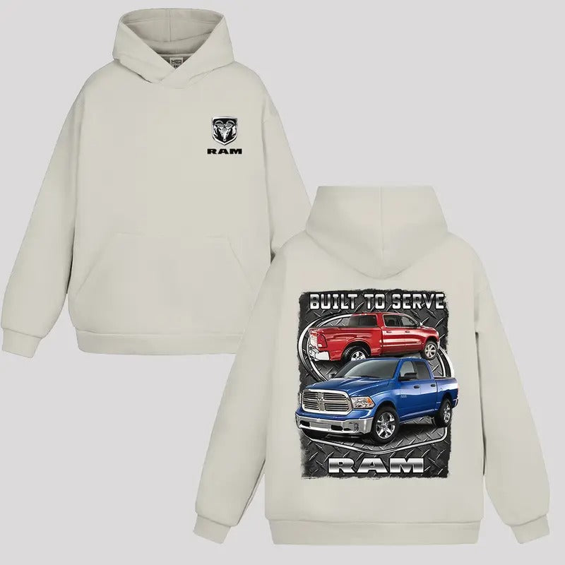 RAM Trucks HEMI Dodge 1500 American Truck - Adult & Kids T-Shirts, Sweatshirts & Hoodies apparel design preview 1