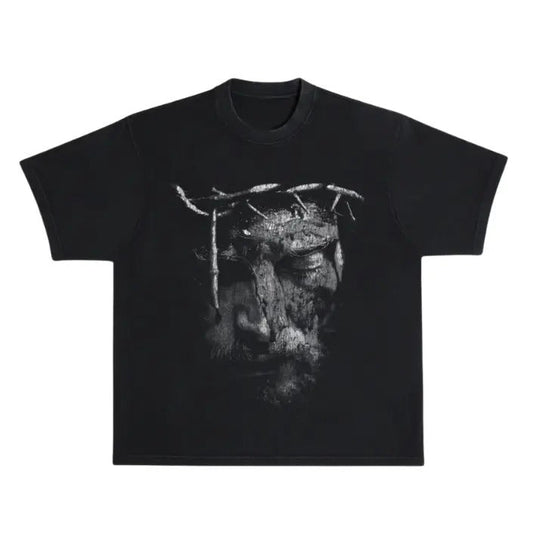 "REVERENCE" JESUS Vintage Retro Cross Top Womenswear - Adult & Kids T-Shirts, Sweatshirts & Hoodies apparel design preview 1