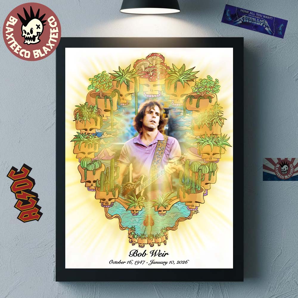 RIP Bob Weir Tribute Rest In Peace I Was Gifted With - Adult & Kids T-Shirts, Sweatshirts & Hoodies apparel design preview 1