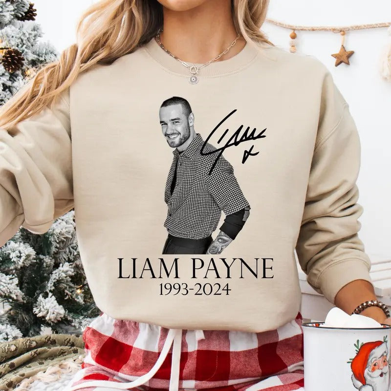 RIP Liam Payne Memory Band Boy Fan Music - Adult & Kids T-Shirts, Sweatshirts & Hoodies apparel design preview 1