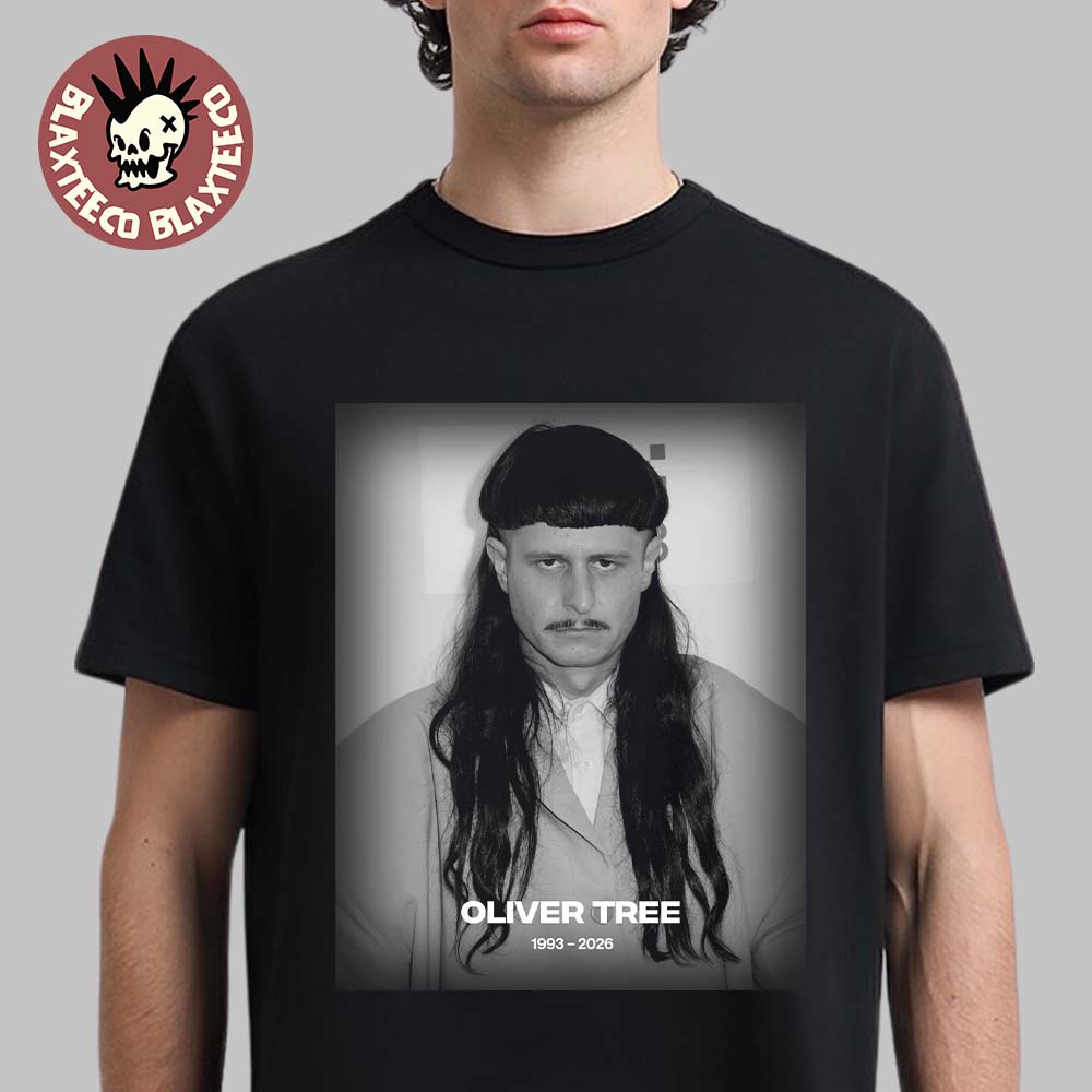 RIP Rest In Piece Oliver Tree 1993 2026 Thank You For - Adult & Kids T-Shirts, Sweatshirts & Hoodies apparel design preview 1