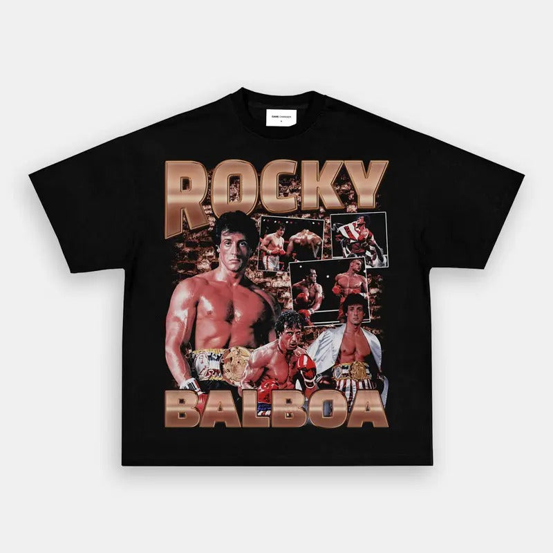 ROCKY BALBOA Trending Movie Vintage 90s Fans Him Her - Adult & Kids T-Shirts, Sweatshirts & Hoodies apparel design preview 1