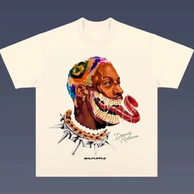 RODMAN Venom DENNIS Basketball Y2k Menswear Top - Adult & Kids T-Shirts, Sweatshirts & Hoodies apparel design preview 1