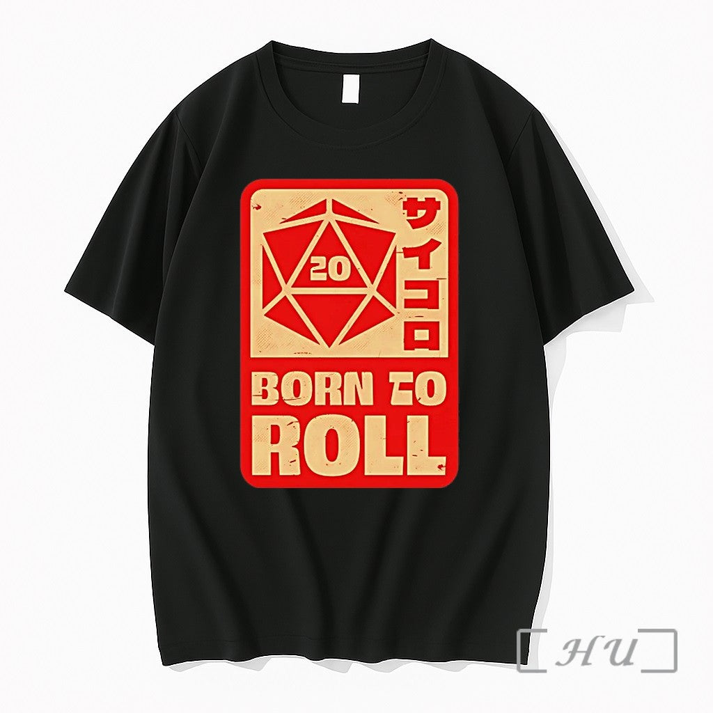Rpg Japanese Born To Roll Sweater Jpg - Adult & Kids T-Shirts, Sweatshirts & Hoodies apparel design preview 1