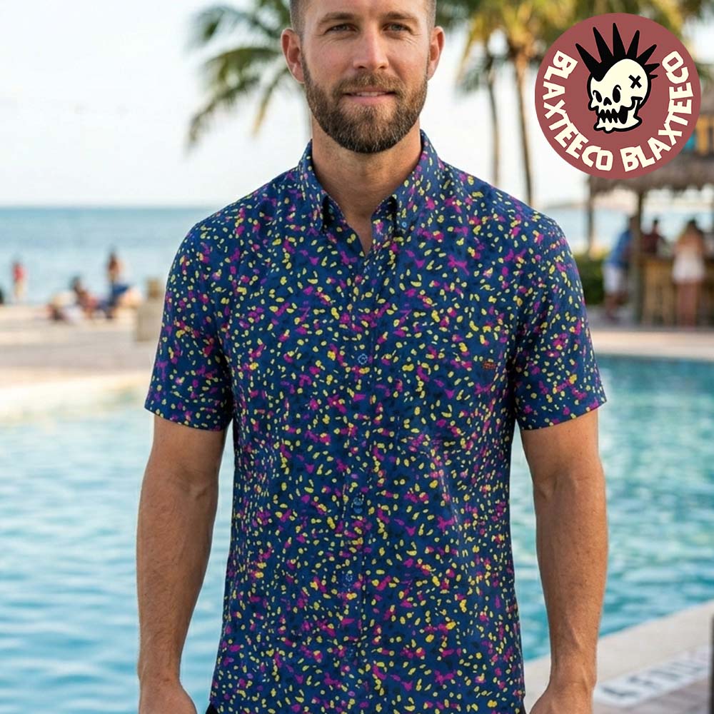 RSVLTS 1992 Arcade Carpet Hawaiian - Adult & Kids T-Shirts, Sweatshirts & Hoodies apparel design preview 1