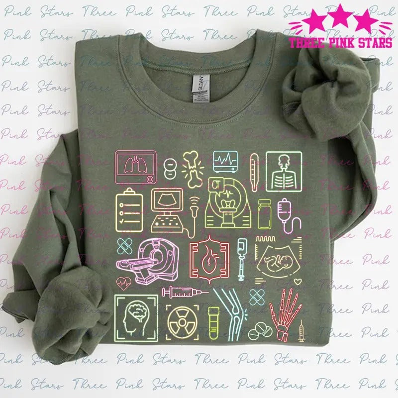 Rad Tech Radiology X Ray Radiologist CT MRI - Adult & Kids T-Shirts, Sweatshirts & Hoodies apparel design preview 1