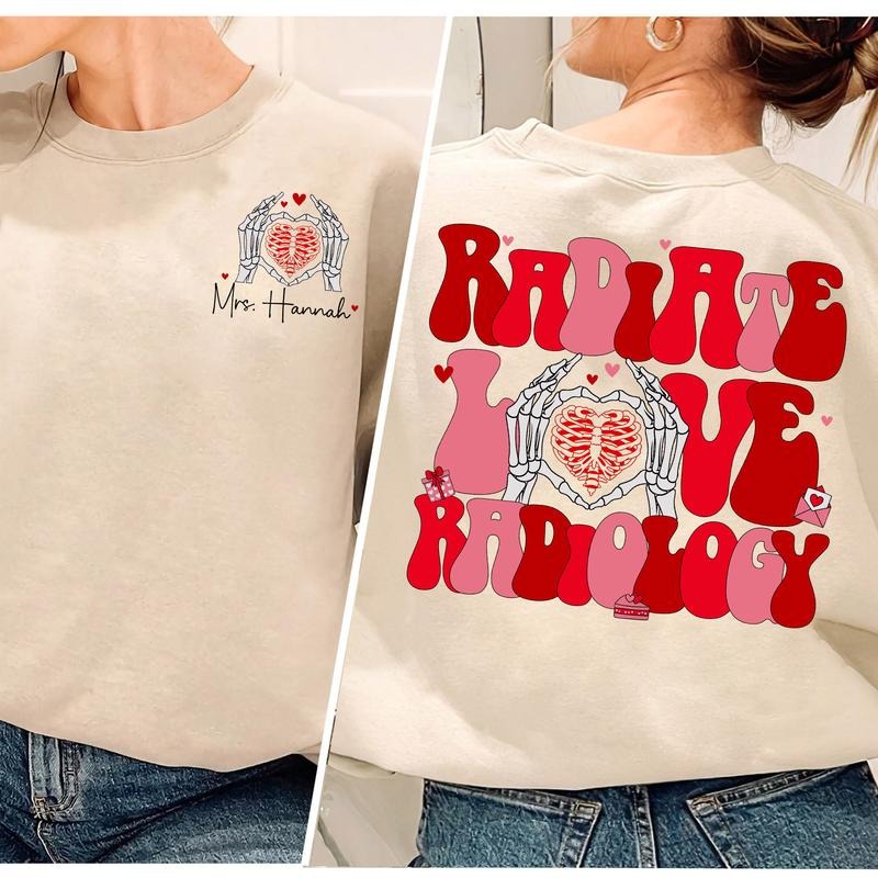 Radiate Love Radiology Rad Tech Best Price - Adult & Kids T-Shirts, Sweatshirts & Hoodies apparel design preview 1