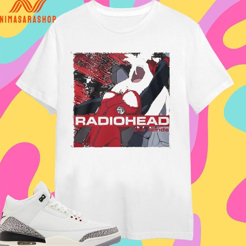 Radio Asuka Radiohead The Bends Anime - Adult & Kids T-Shirts, Sweatshirts & Hoodies apparel design preview 1