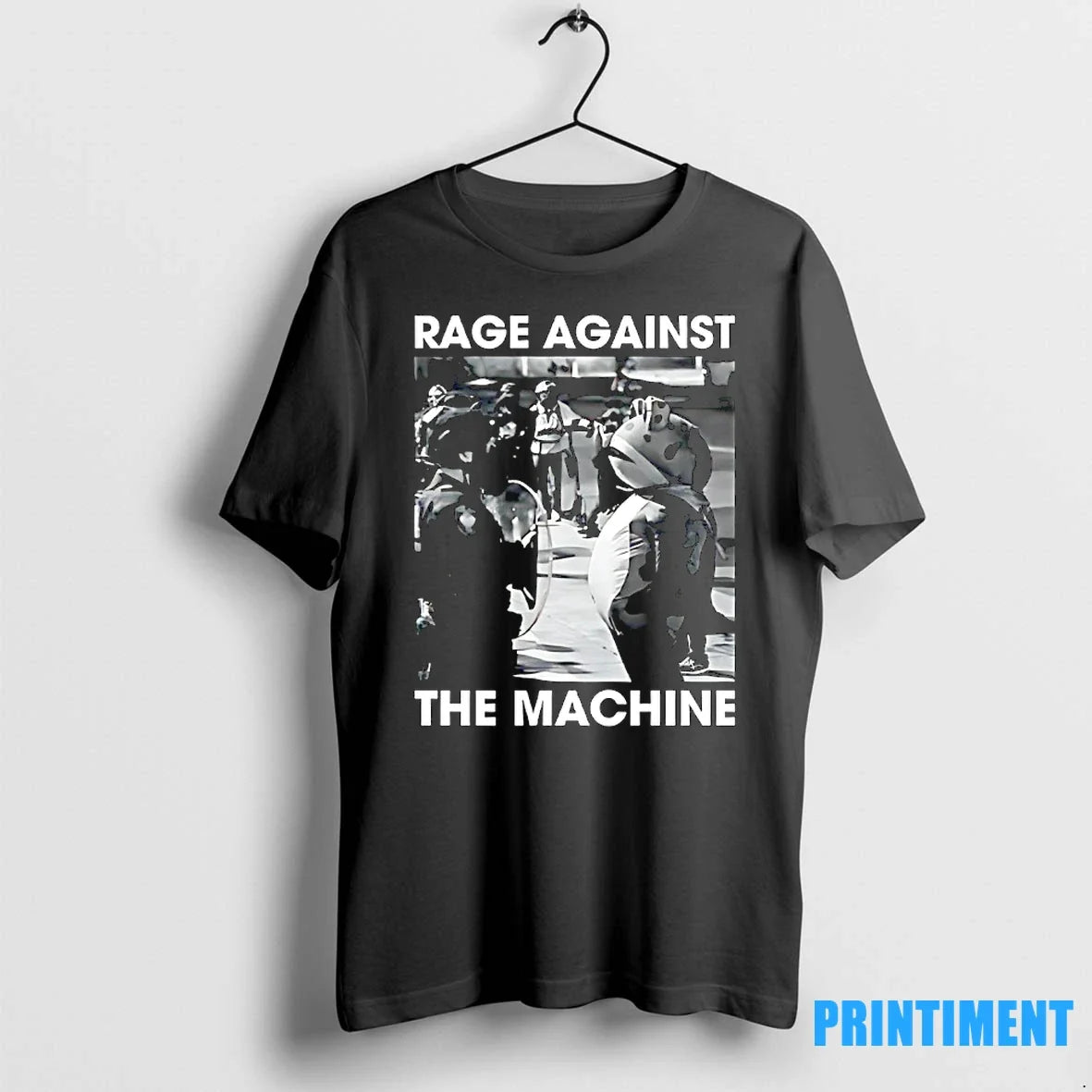 Rage Against The Machine Portland Frog Protest - Adult & Kids T-Shirts, Sweatshirts & Hoodies apparel design preview 1