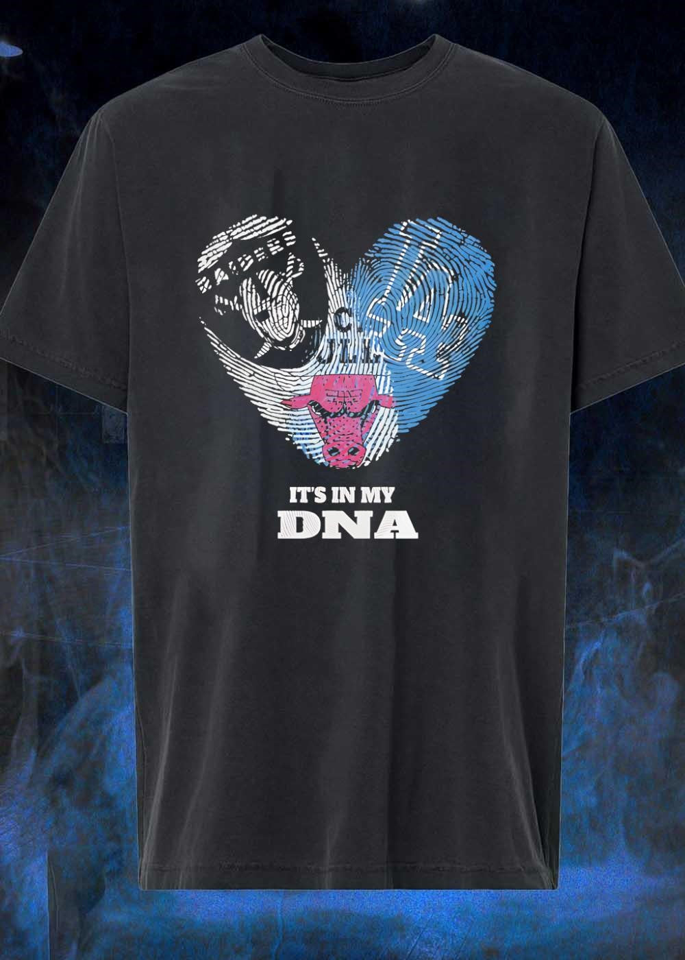 Raiders Dodgers Bulls It Is In My DNA Sports Fan - Adult & Kids T-Shirts, Sweatshirts & Hoodies apparel design preview 1