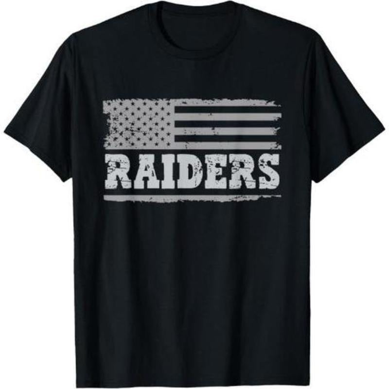Raiders American Falg Made USA - Adult & Kids T-Shirts, Sweatshirts & Hoodies apparel design preview 1