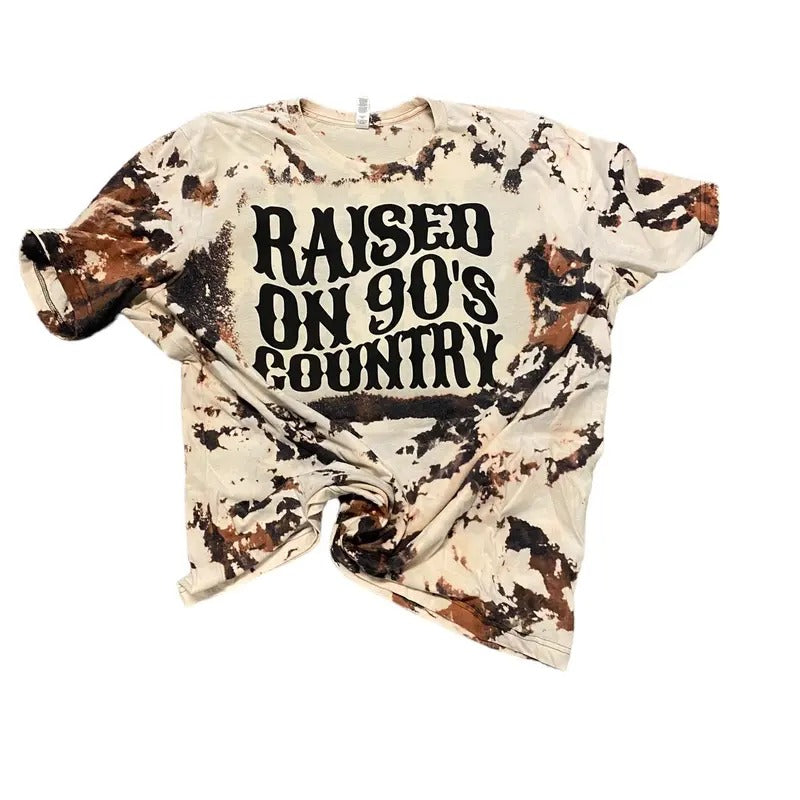 Raised 90s Country Music - Adult & Kids T-Shirts, Sweatshirts & Hoodies apparel design preview 1