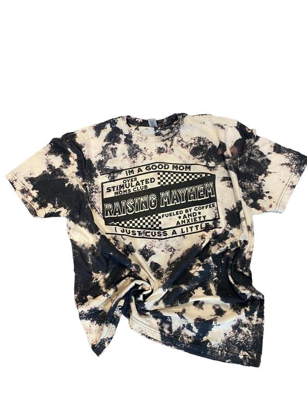 Raising Mayhem Acid Wash - Adult & Kids T-Shirts, Sweatshirts & Hoodies apparel design preview 1