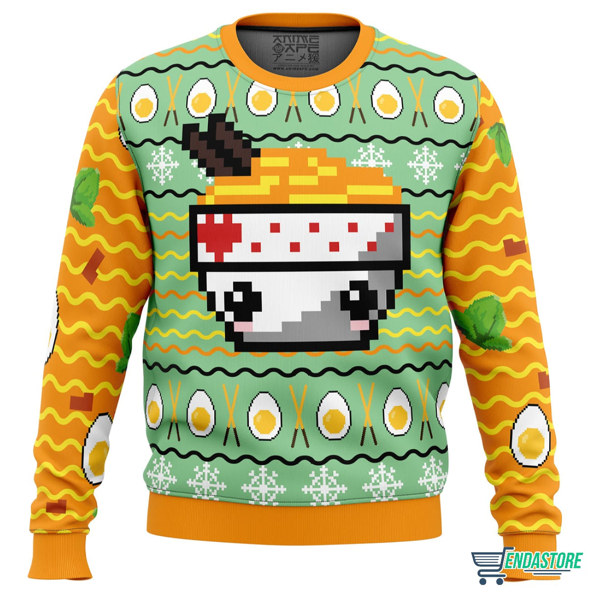 Ramen 3D Ugly Christmas Sweater - Holiday Gift product image