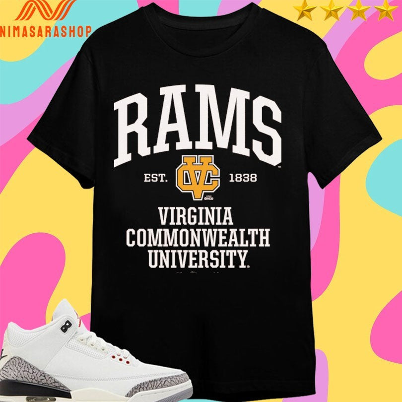 Rams Est 1838 Virginia Commonwealth University - Adult & Kids T-Shirts, Sweatshirts & Hoodies apparel design preview 1