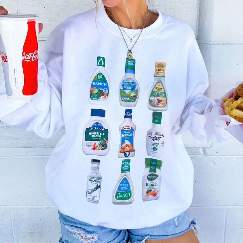'Ranch Bottles' - Adult & Kids T-Shirts, Sweatshirts & Hoodies apparel design preview 1
