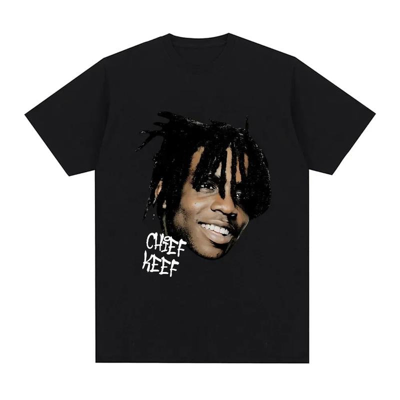 Rapper Keef Face Blackshirt - Adult & Kids T-Shirts, Sweatshirts & Hoodies apparel design preview 1