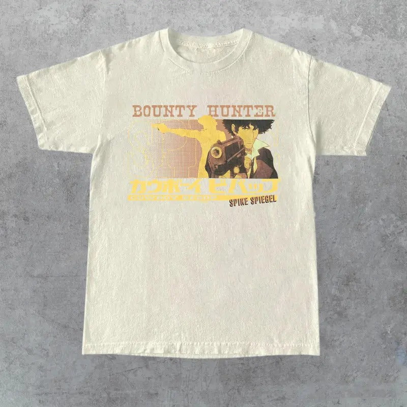 Rare Vintage Cowboy Bebop Spike Solo Anime Japan Her - Adult & Kids T-Shirts, Sweatshirts & Hoodies apparel design preview 1
