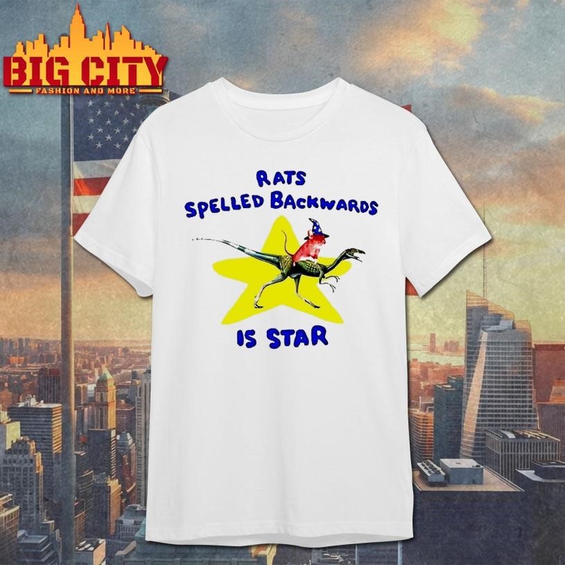 Rats Spelled Backwards Is Star Dinosaur - Adult & Kids T-Shirts, Sweatshirts & Hoodies apparel design preview 1