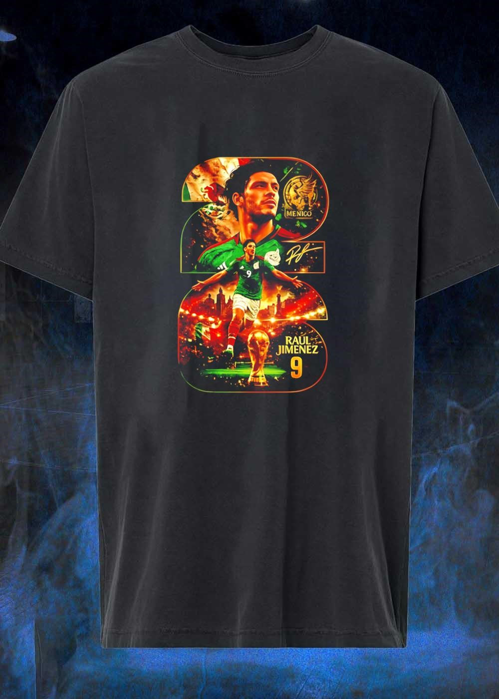 Raul Jimenez Signature 9 Menico - Adult & Kids T-Shirts, Sweatshirts & Hoodies apparel design preview 1