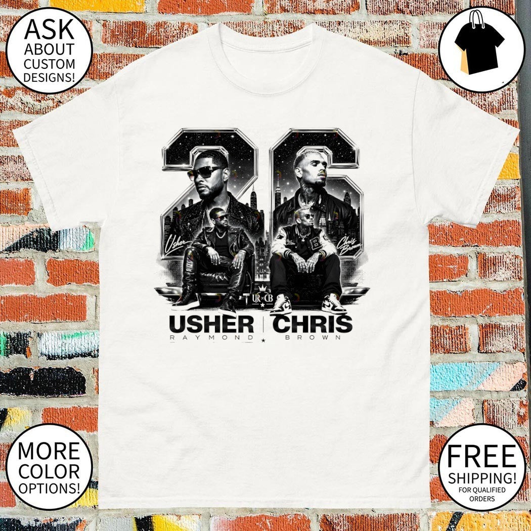 Raymond Brown Usher and Chris R B Music signatures - Adult & Kids T-Shirts, Sweatshirts & Hoodies apparel design preview 1