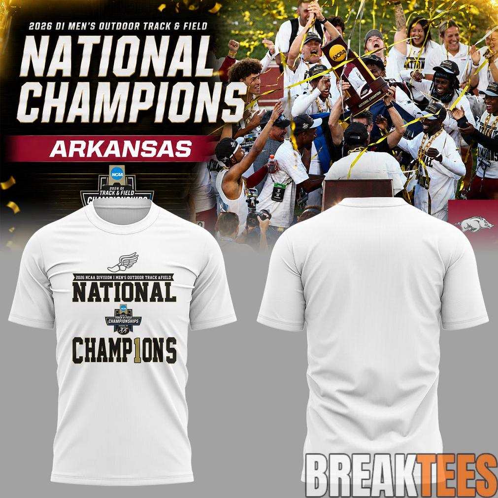 Razorbacks 2026 D1 Men's Outdoor Track&Field National - Adult & Kids T-Shirts, Sweatshirts & Hoodies apparel design preview 1