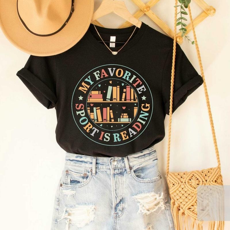 Reading My Favorite Sport Is Book Nerd Bookworm - Adult & Kids T-Shirts, Sweatshirts & Hoodies apparel design preview 1