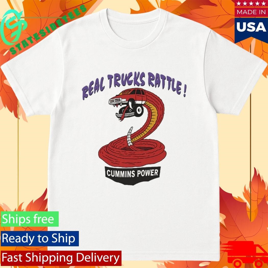 Real Trucks Rattle Cummins Power - Adult & Kids T-Shirts, Sweatshirts & Hoodies apparel design preview 1