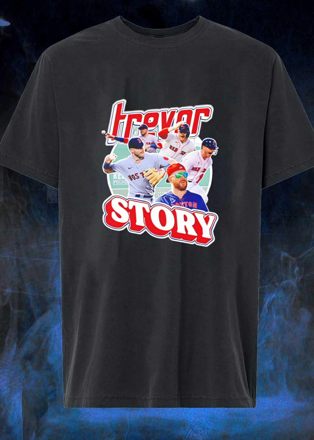 Red Sox Fan Apparel Trevor Story Boston - Adult & Kids T-Shirts, Sweatshirts & Hoodies apparel design preview 1