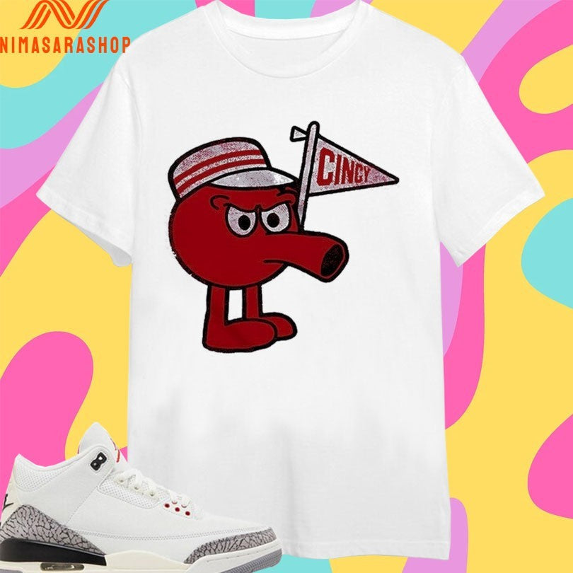 Redbert Cincinnati Baseball - Adult & Kids T-Shirts, Sweatshirts & Hoodies apparel design preview 1