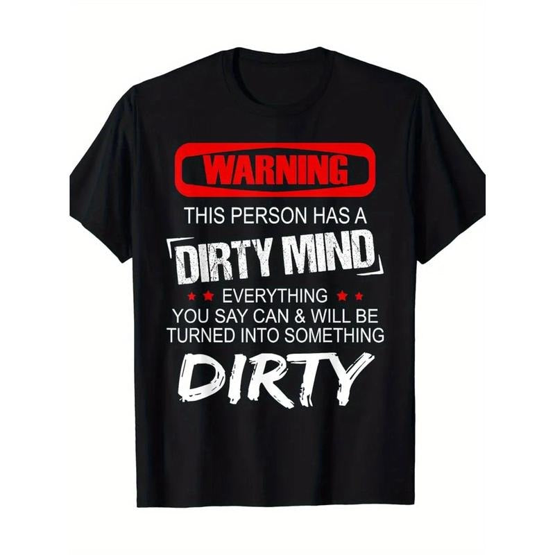 [Refreshing Print Super Soft WARNING DIRTY MIND - Adult & Kids T-Shirts, Sweatshirts & Hoodies apparel design preview 1