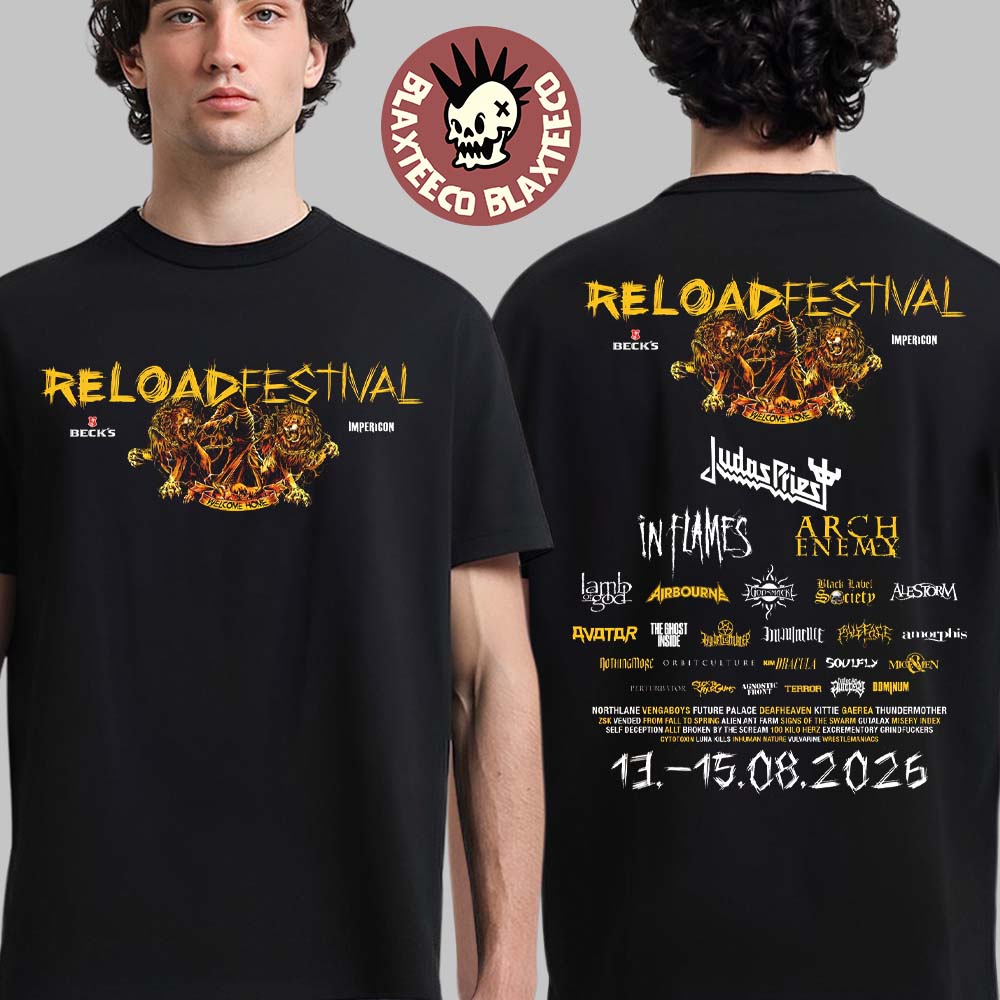 Reloaded Festival 2026 Full Lineup Poster In Sulingen - Adult & Kids T-Shirts, Sweatshirts & Hoodies apparel design preview 1
