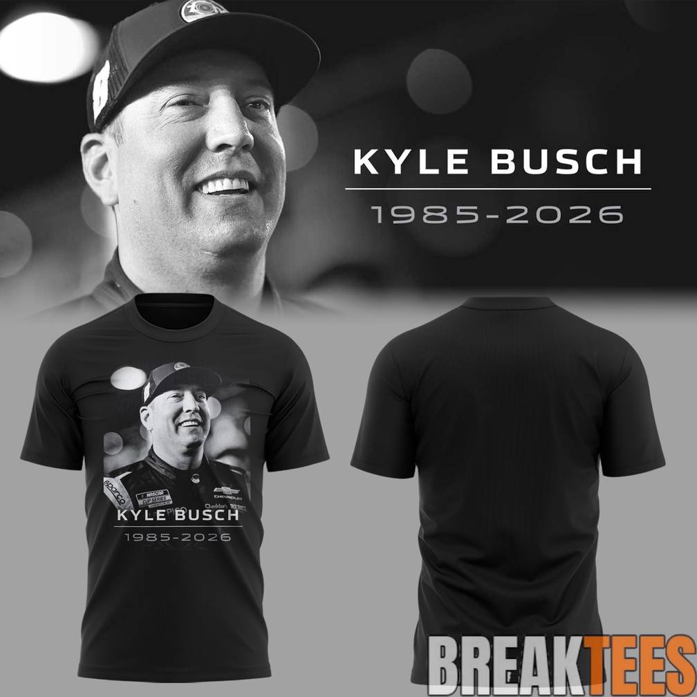Remembering Kyle Busch The Rowdy Legend - Adult & Kids T-Shirts, Sweatshirts & Hoodies apparel design preview 1