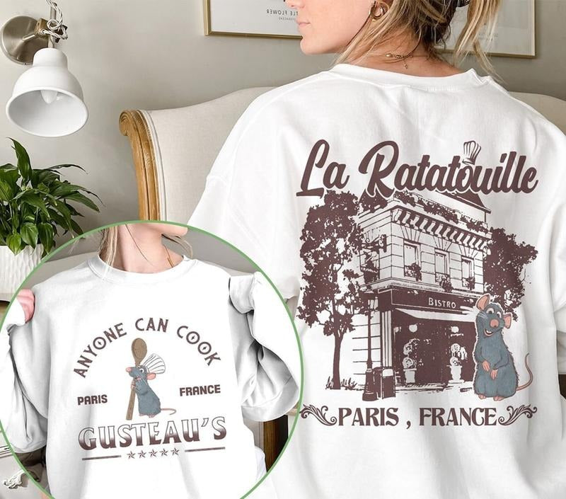 Remy Ratatouille Anyone Can Cook - Adult & Kids T-Shirts, Sweatshirts & Hoodies apparel design preview 1