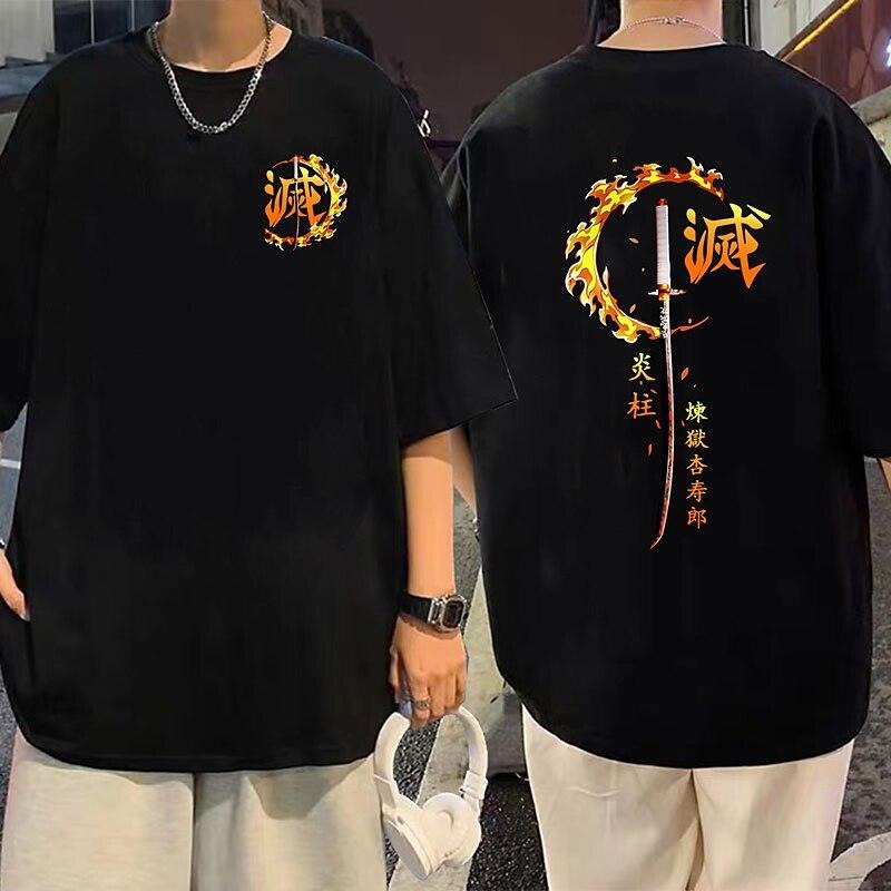 Rengoku Kyoujurou Print Classic Street Couple Anime - Adult & Kids T-Shirts, Sweatshirts & Hoodies apparel design preview 1