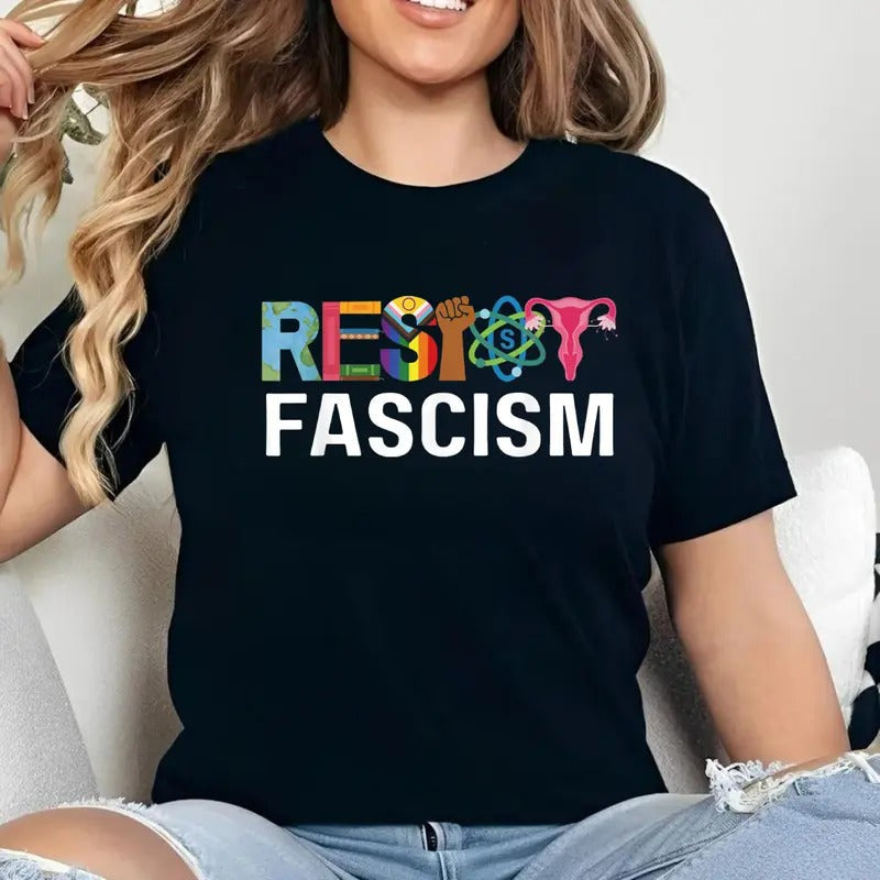 Resist Fascism RBG Quote Clothes All Seasons - Adult & Kids T-Shirts, Sweatshirts & Hoodies apparel design preview 1