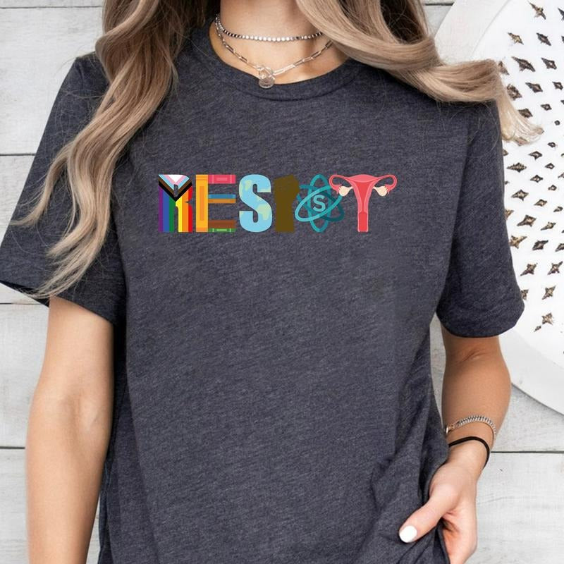 Resist Feminist Strong Political Abortion Rights - Adult & Kids T-Shirts, Sweatshirts & Hoodies apparel design preview 1