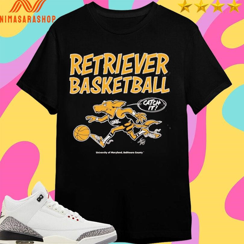Retrievers Basketball Catch It University Of Maryland - Adult & Kids T-Shirts, Sweatshirts & Hoodies apparel design preview 1