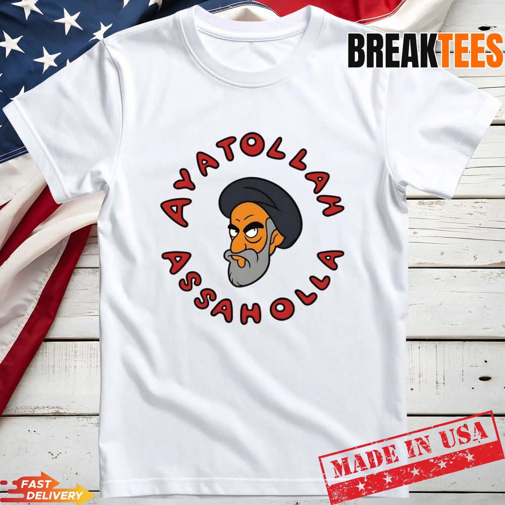 Retro Ayatollah Assahola Simpsons Cartoon Meme - Adult & Kids T-Shirts, Sweatshirts & Hoodies apparel design preview 1